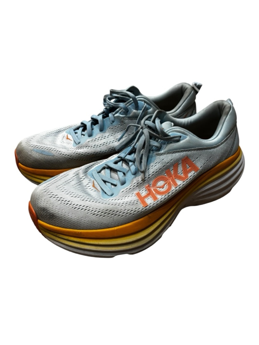 Hoka One One Bondi 8 Blue Summer Song Country Air Women's US 11 B